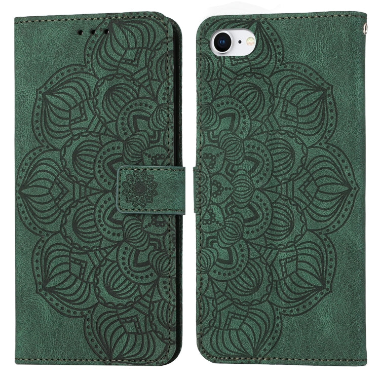 Mandala Embossed Flip Leather Phone Case, For iPhone XS Max, For iPhone SE 2022 / 2020 / 8 / 7, For iPhone 7 Plus / 8 Plus