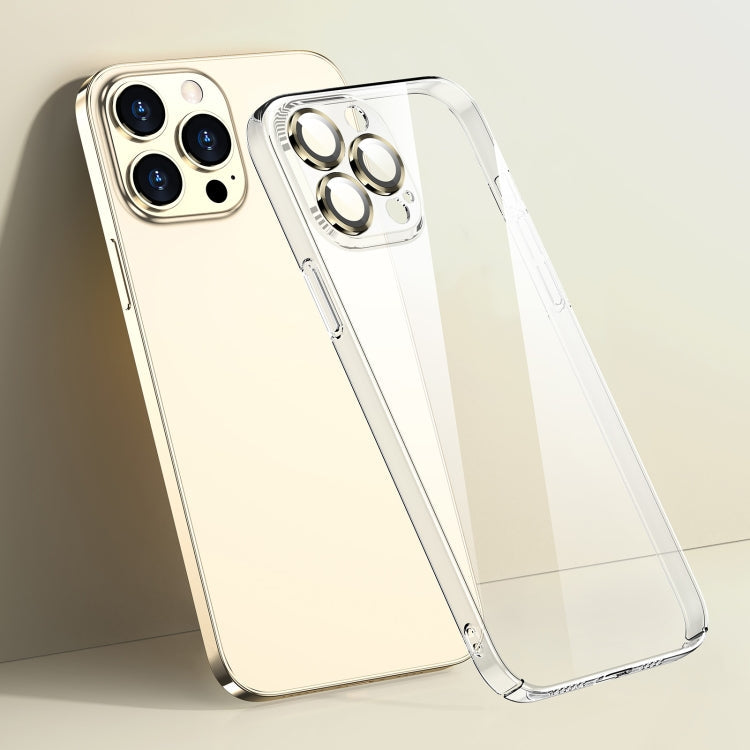 Transparent PC Phone Case with Lens Film, For iPhone 13, For iPhone 13 Pro, For iPhone 13 Pro Max, For iPhone 12