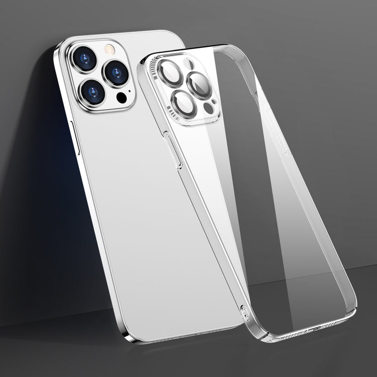 Transparent PC Phone Case with Lens Film, For iPhone 13, For iPhone 13 Pro, For iPhone 13 Pro Max, For iPhone 12