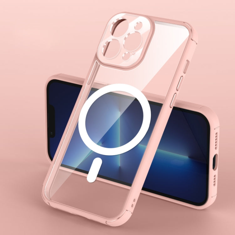 Soft Shield MagSafe Magnetic Acrylic Transparent PC Phone Case, For iPhone 12 Pro, For iPhone 12
