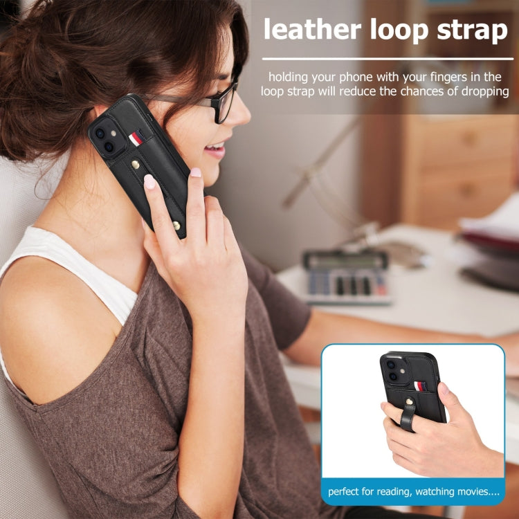 Wristband Kickstand Wallet Leather Phone Case, For iPhone 12 mini, For iPhone 12 / 12 Pro, For iPhone 12 Pro Max, For iPhone 11