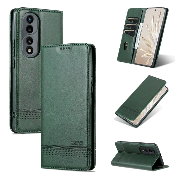 AZNS Magnetic Calf Texture Flip Leather Phone Case, For OPPO Reno8, For OPPO Reno8 Pro, For Honor 70, For Honor 70 Pro