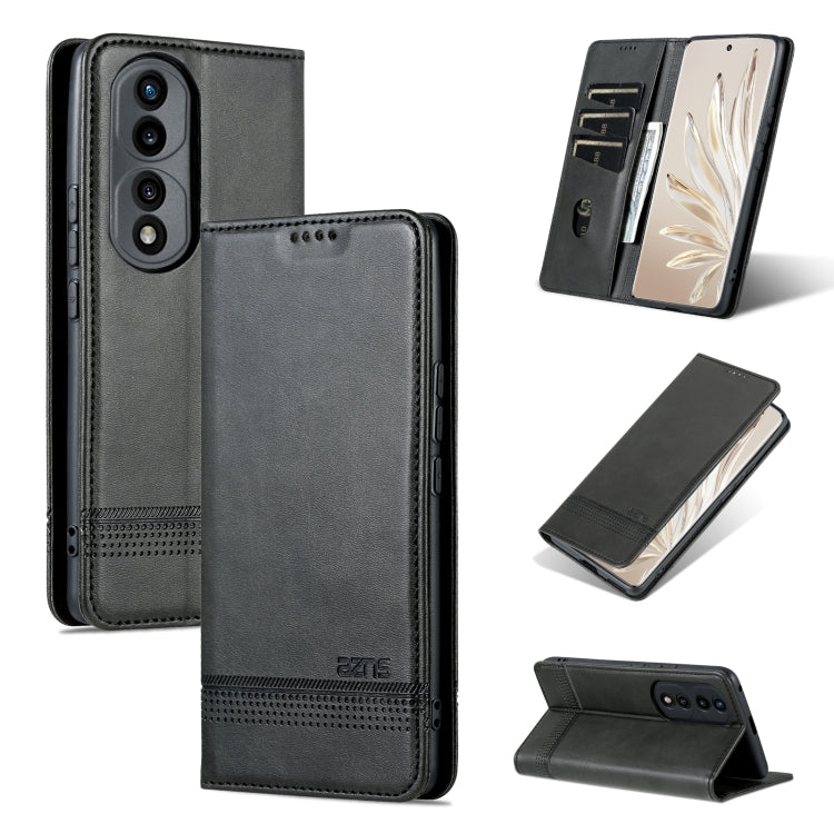 AZNS Magnetic Calf Texture Flip Leather Phone Case, For OPPO Reno8, For OPPO Reno8 Pro, For Honor 70, For Honor 70 Pro
