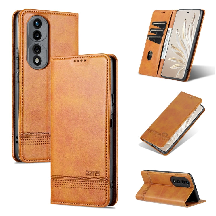 AZNS Magnetic Calf Texture Flip Leather Phone Case, For OPPO Reno8, For OPPO Reno8 Pro, For Honor 70, For Honor 70 Pro