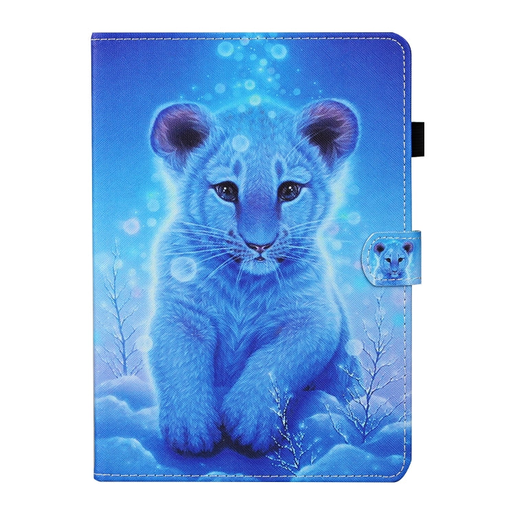 Coloured Drawing Stitching Smart Leather Tablet Case, For Lenovo Tab M10 Plus 10.6 3rd Gen 2022, For Lenovo Tab M10 3rd Gen