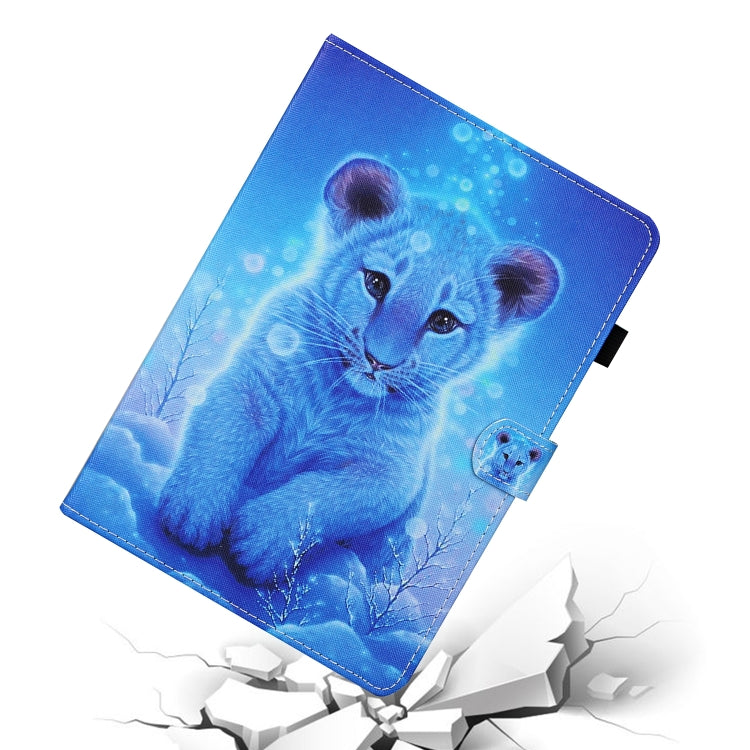 Coloured Drawing Stitching Smart Leather Tablet Case, For Lenovo Tab M10 Plus 10.6 3rd Gen 2022, For Lenovo Tab M10 3rd Gen
