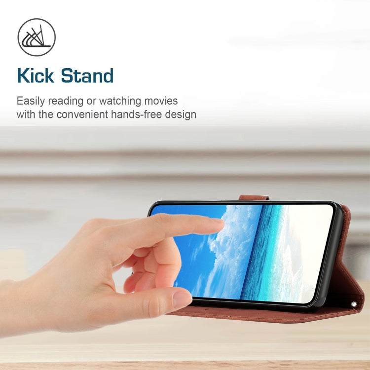 Skin Feel Heart Pattern Leather Phone Case, For iPhone 13, For iPhone 13 Pro, For iPhone 13 Pro Max, For iPhone 12 / 12 Pro