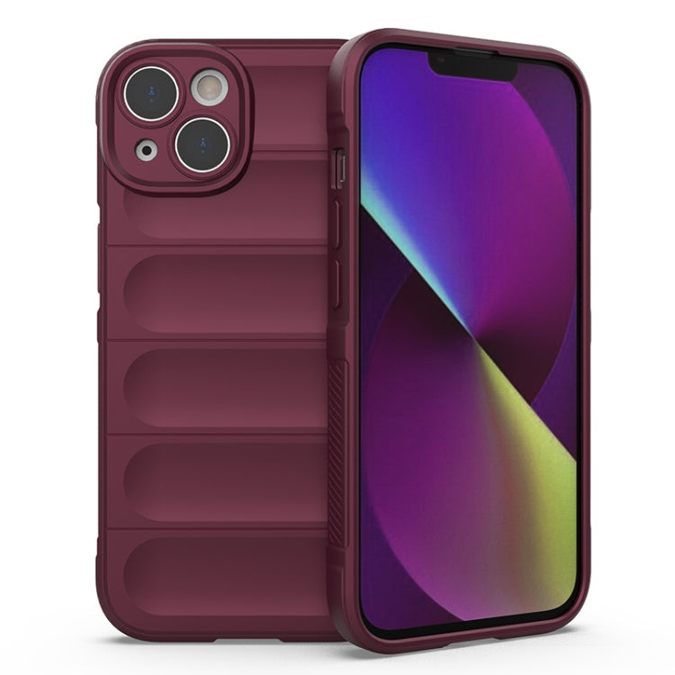 Magic Shield TPU + Flannel Phone Case, For iPhone 14, For iPhone 14 Pro