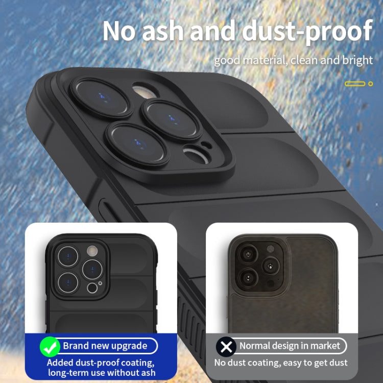 Magic Shield TPU + Flannel Phone Case, For iPhone 14, For iPhone 14 Pro
