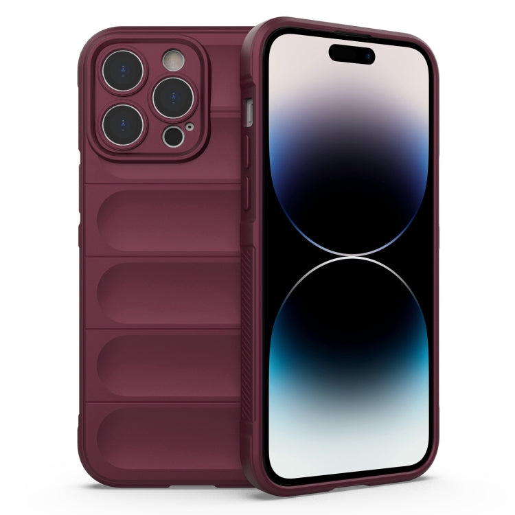 Magic Shield TPU + Flannel Phone Case, For iPhone 14, For iPhone 14 Pro