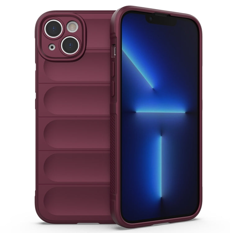 Magic Shield TPU + Flannel Phone Case, For iPhone 14 Plus