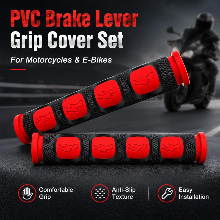 2 PCS Motorcycle Modification Accessories PVC Horn ShapeHand Grip Cover Handlebar Set
