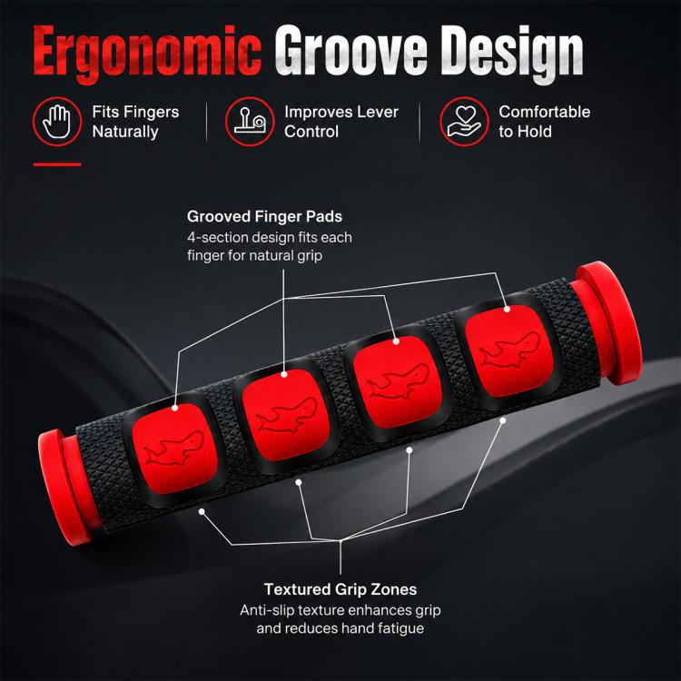 2 PCS Motorcycle Modification Accessories PVC Horn ShapeHand Grip Cover Handlebar Set