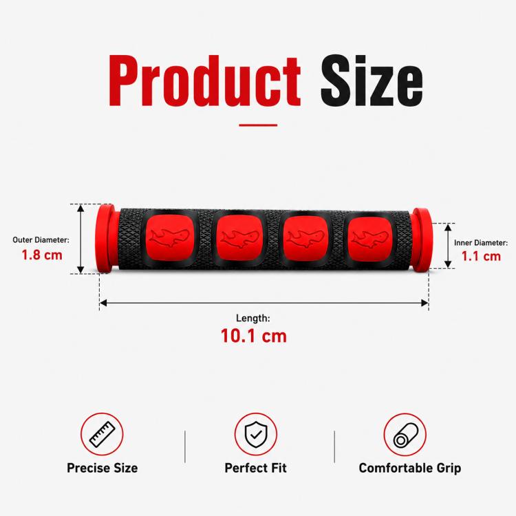 2 PCS Motorcycle Modification Accessories PVC Horn ShapeHand Grip Cover Handlebar Set