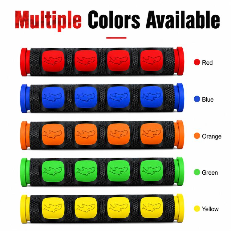 2 PCS Motorcycle Modification Accessories PVC Horn ShapeHand Grip Cover Handlebar Set