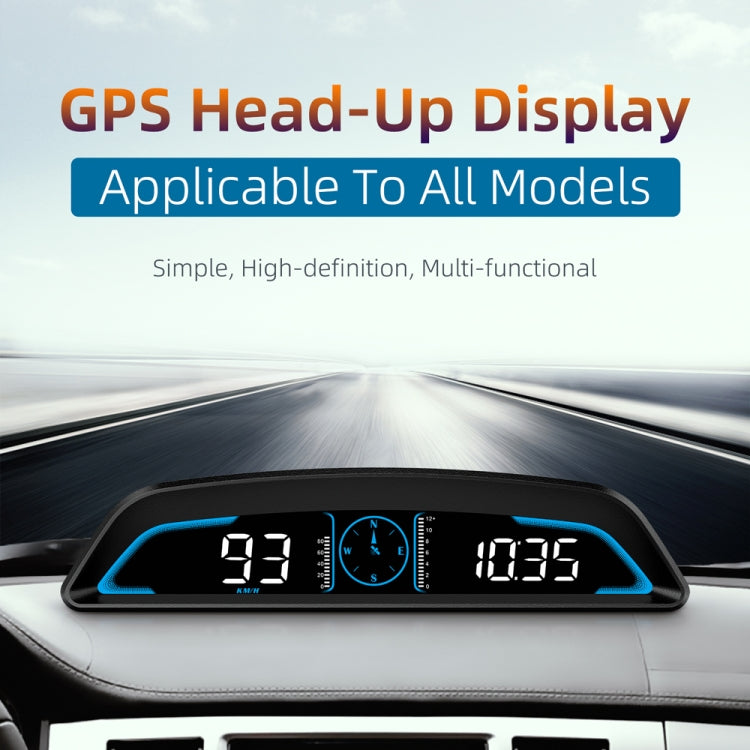 G3 Car 5.5 inch HUD Head-up Display HD GPS Speed Alarm Odometer, G3