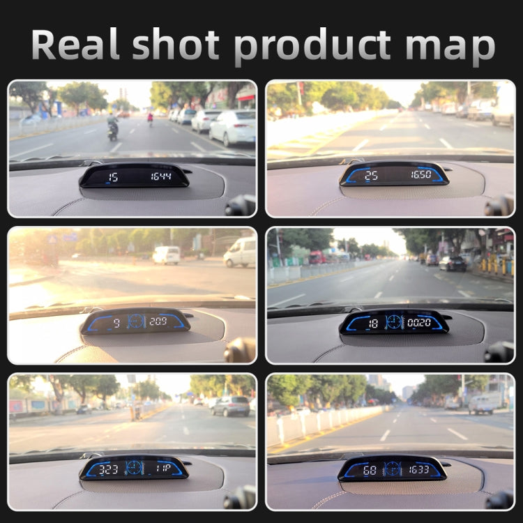 G3 Car 5.5 inch HUD Head-up Display HD GPS Speed Alarm Odometer, G3
