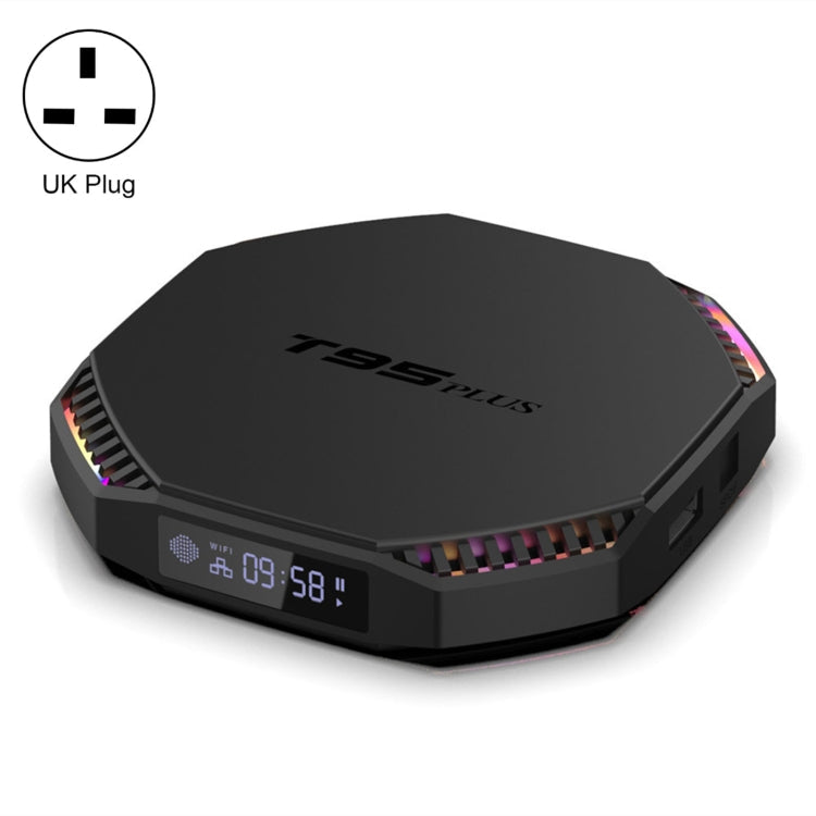 T95 Plus RK3566 Dual Wifi Bluetooth Smart TV Set Top Box,, 4GB+32GB, 8GB+64GB, 8GB+128GB