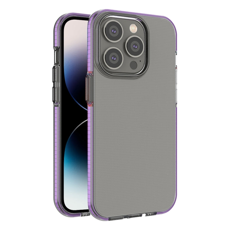 Two-color Transparent TPU Phone Case, For iPhone 14 Pro