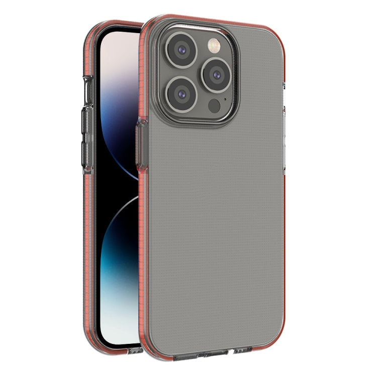 Two-color Transparent TPU Phone Case, For iPhone 14 Pro Max