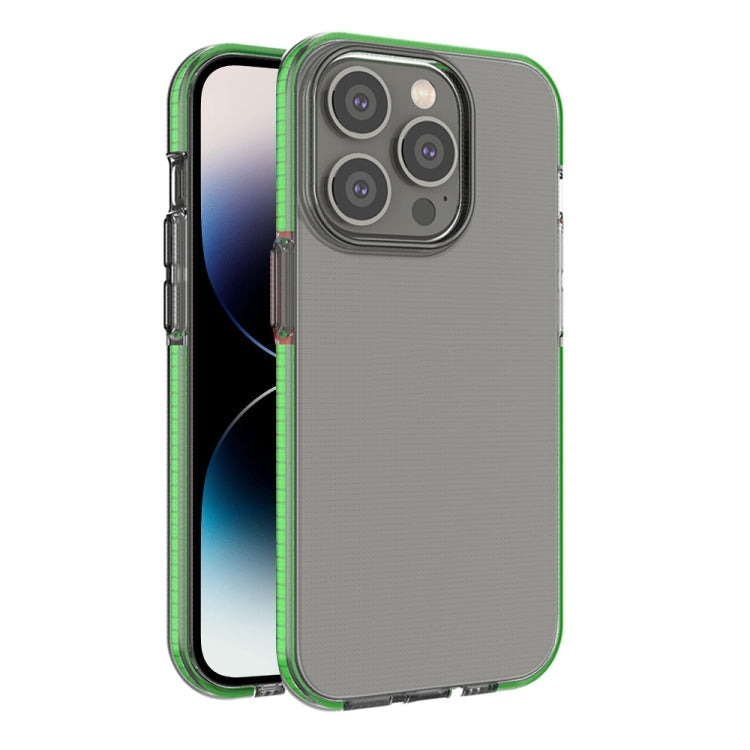 Two-color Transparent TPU Phone Case, For iPhone 14 Pro Max