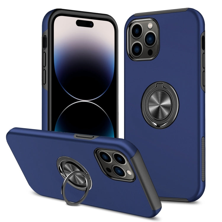 Magnetic Ring Kickstand Shockproof Phone Case, For iPhone 14 Pro Max