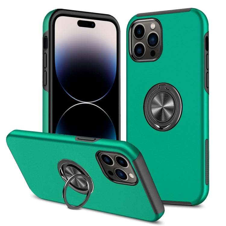 Magnetic Ring Kickstand Shockproof Phone Case, For iPhone 14 Pro Max