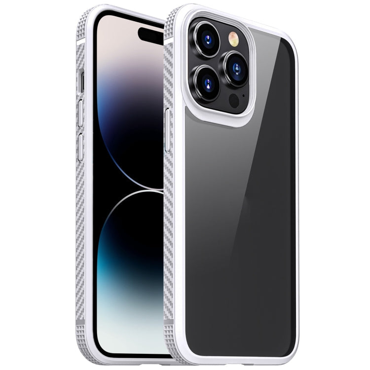 Carbon Fiber Four-corner Airbag Shockproof Case, For iPhone 14 Pro Max, For iPhone 14 Plus, For iPhone 14 Pro