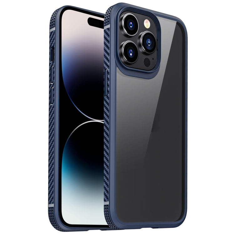 Carbon Fiber Four-corner Airbag Shockproof Case, For iPhone 14 Pro Max, For iPhone 14 Plus, For iPhone 14 Pro