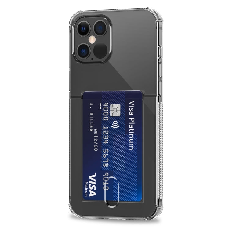 Transparent TPU Phone Case with Card Slots, For iPhone 14 Pro, For iPhone 14