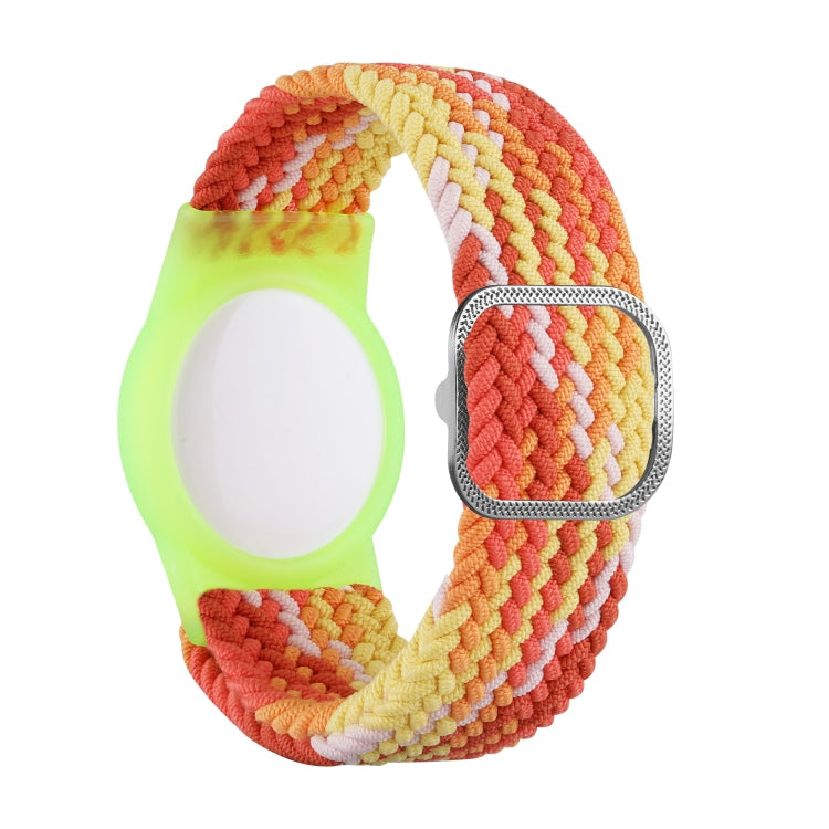Tracking Locator Nylon Weave Wristband Anti-Lost TPU Case For AirTag 2nd Gen / AirTag 1st Gen