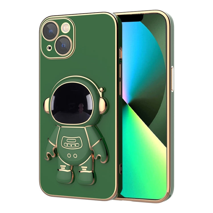 Plating Astronaut Holder Phone Case, For iPhone 13, For iPhone 13 mini