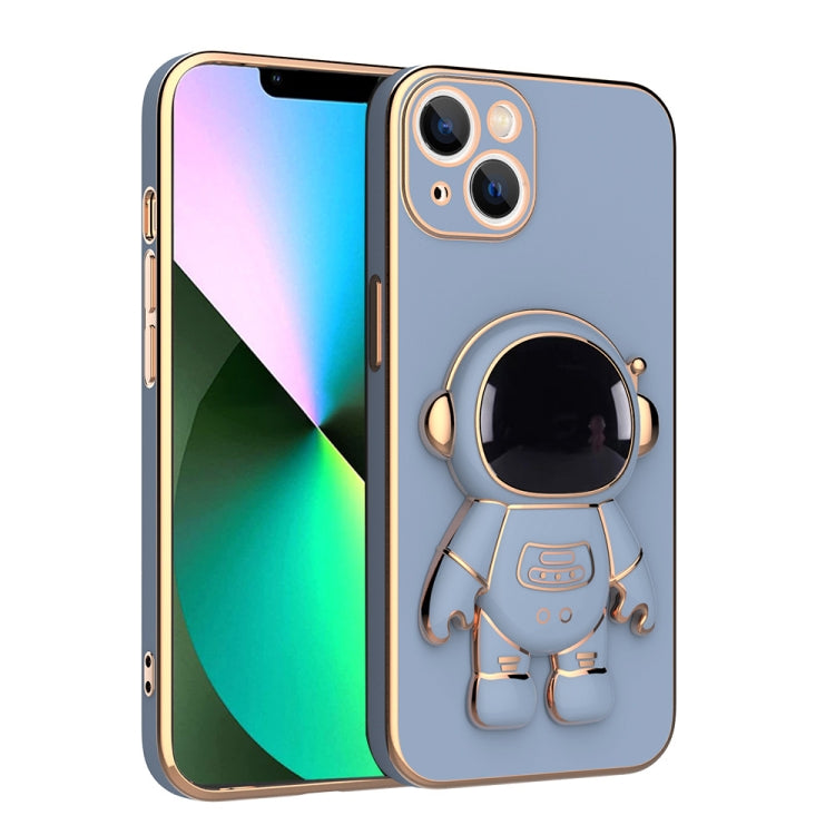 Plating Astronaut Holder Phone Case, For iPhone 13, For iPhone 13 mini