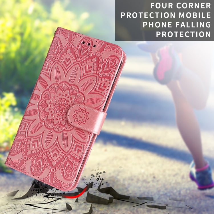 Embossed Sunflower Leather Phone Case, For iPhone XS Max, For iPhone SE 2022 / SE 2020 / 7 / 8, For iPhone 7 Plus / 8 Plus