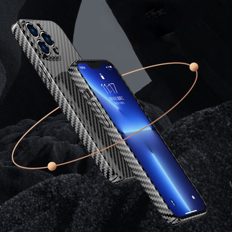 Carbon Fiber Texture MagSafe Magnetic Phone Case, For iPhone 14, For iPhone 14 Plus, For iPhone 14 Pro