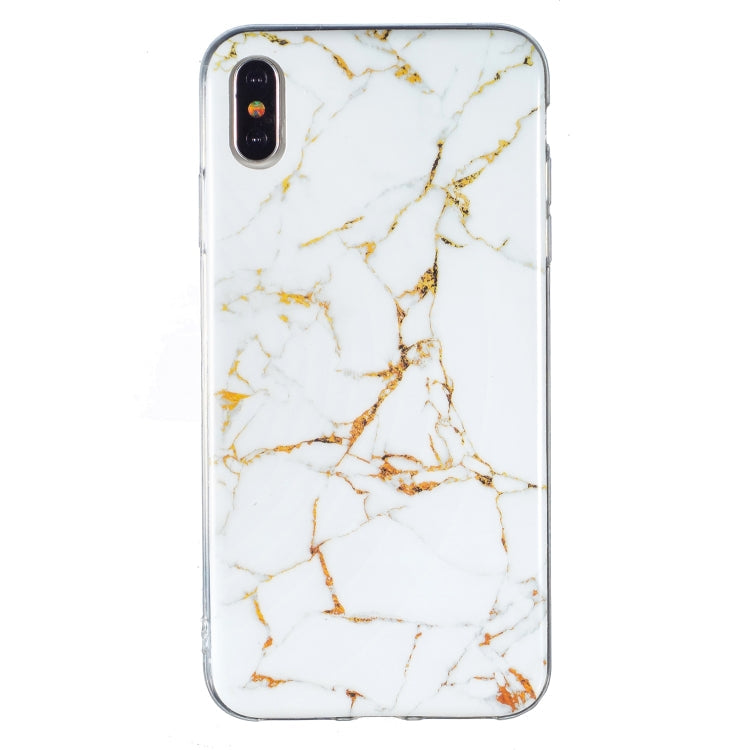 IMD Marble Pattern TPU Phone Case, For iPhone XS Max