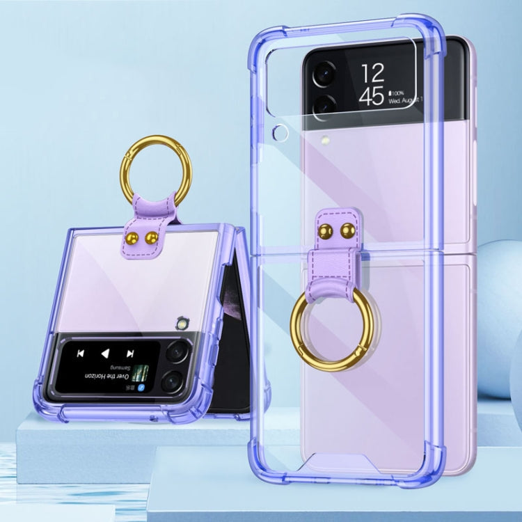 GKK Airbag Protective Phone Case with Ring, For Samsung Galaxy Z Flip4