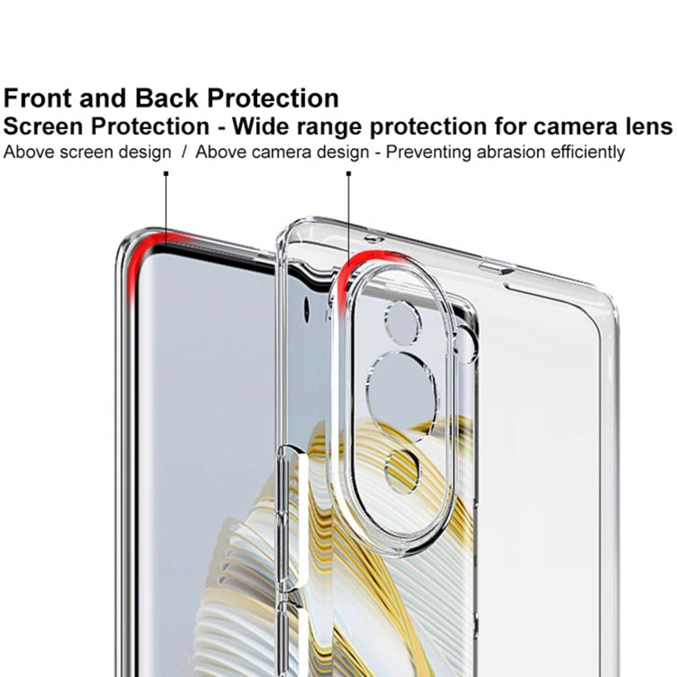 IMAK UX-5 Series Transparent Shockproof TPU Protective Phone Case, For Huawei Nova 10 4G, For Huawei Nova 10 Pro 4G, For OPPO Reno8 Pro 5G
