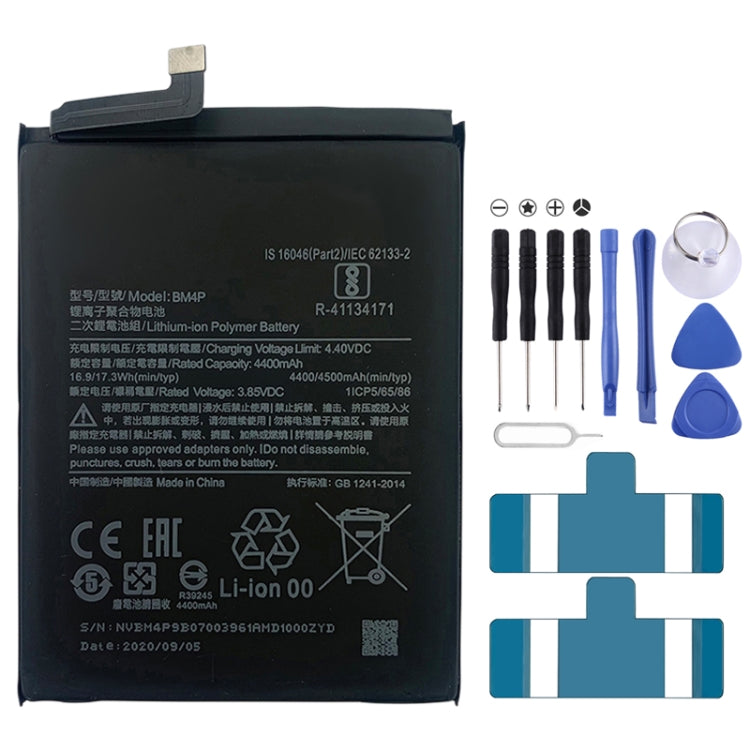 BN53 4820 mAh Li-Polymer Battery Replacement For Xiaomi Redmi Note 9 Pro 5G, BN60, BN80, BM4P, BN61