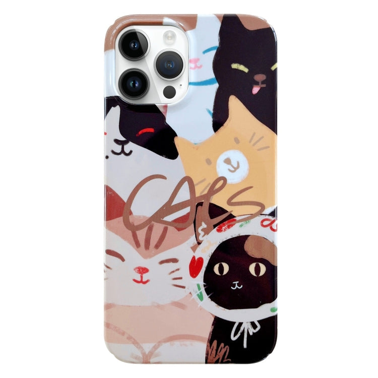 Painted Pattern PC Phone Case, For iPhone 13 Pro Max, For iPhone 12