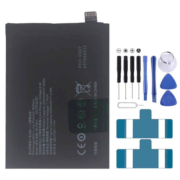 BLP855 4500 mAh Li-Polymer Battery Replacement For OPPO Reno6 Pro 5G / K9 Pro, BLP805, BLP851, BLP831, BLP851 For OPPO F19 / F19s, BLP757, BLP751, BLP731, BLP729, BLP723, BLP713, BLP693, BLP777, BLP799, BLP803, BLP807, BLP877, BLP841, BLP837, BLP809   ...