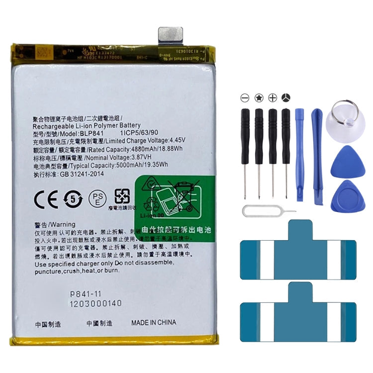 BLP855 4500 mAh Li-Polymer Battery Replacement For OPPO Reno6 Pro 5G / K9 Pro, BLP805, BLP851, BLP831, BLP851 For OPPO F19 / F19s, BLP757, BLP751, BLP731, BLP729, BLP723, BLP713, BLP693, BLP777, BLP799, BLP803, BLP807, BLP877, BLP841, BLP837, BLP809   ...