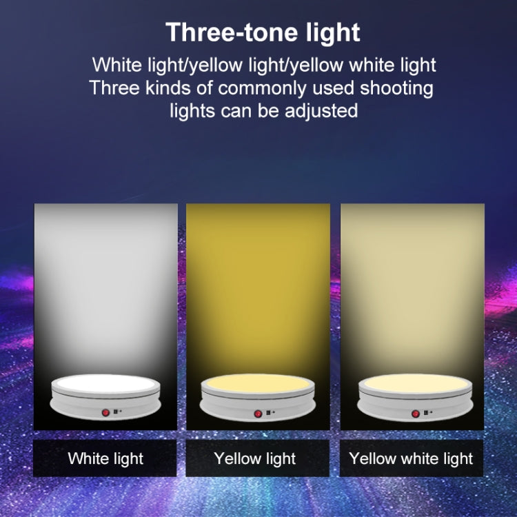 42cm LED Light Electric Rotating Display Stand Turntable, 42cm LED Light, US Plug, 42cm LED Light, EU Plug, 42cm LED Light, UK Plug, 42cm LED Light, AU Plug