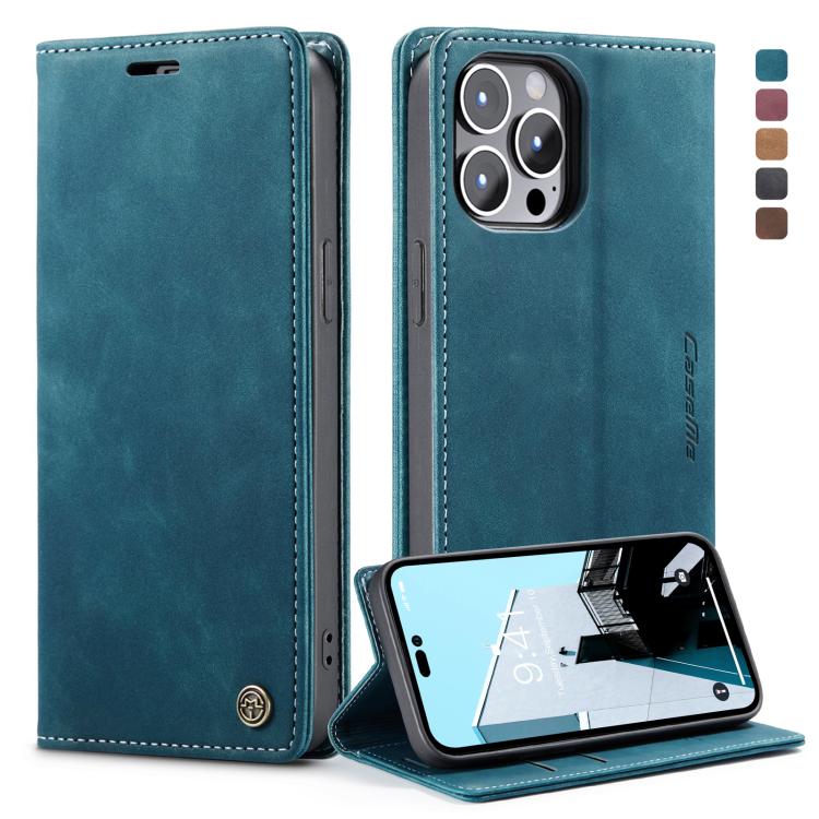 CaseMe-013 Multifunctional Retro Frosted Leather Phone Case, For iPhone 14, For iPhone 14 Plus, For iPhone 14 Pro, For iPhone 14 Pro Max