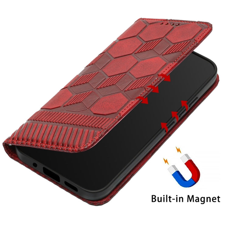 Football Texture Magnetic Leather Flip Phone Case, For Xiaomi Redmi 10C / 10 India, For Xiaomi Redmi 10A, For Xiaomi Redmi Note 11 Global 2022 / Note 11S 4G, For Xiaomi Redmi Note 11 Pro 5G / 4G Global 2022 / Note 11 Pro+ India