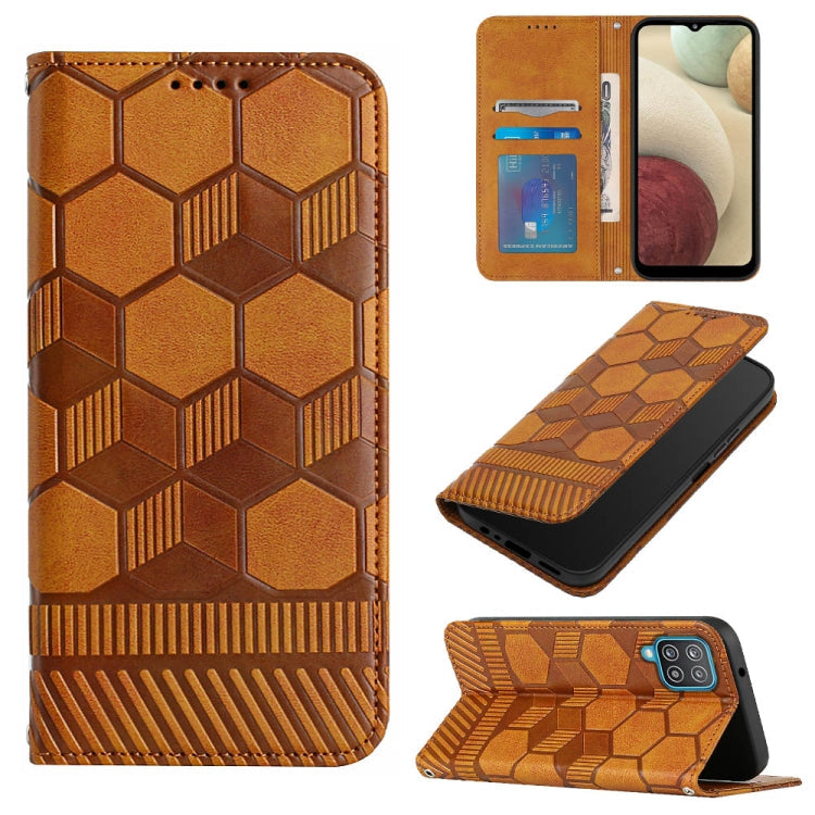 Football Texture Magnetic Leather Flip Phone Case, For Samsung Galaxy A12 5G / M12 / F12, For Samsung Galaxy A13 5G, For Samsung Galaxy A23 5G, For Samsung Galaxy A33 5G