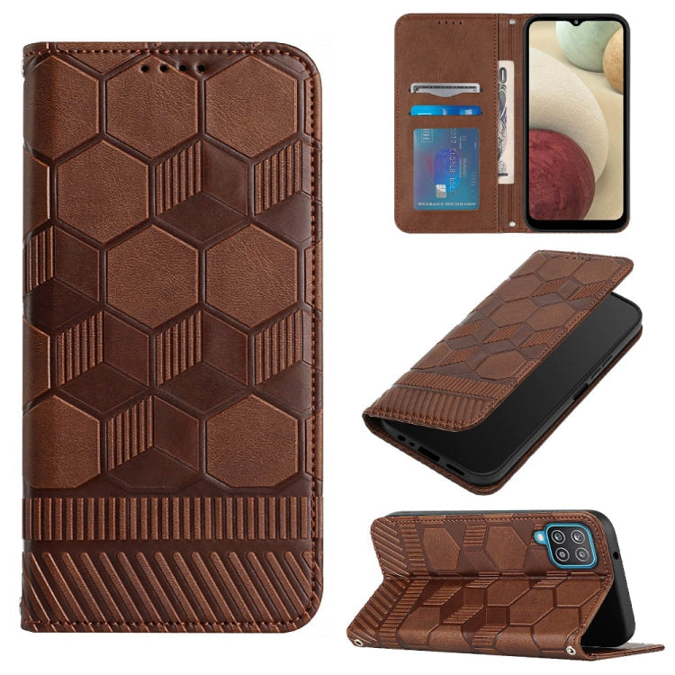 Football Texture Magnetic Leather Flip Phone Case, For Samsung Galaxy A12 5G / M12 / F12, For Samsung Galaxy A13 5G, For Samsung Galaxy A23 5G, For Samsung Galaxy A33 5G