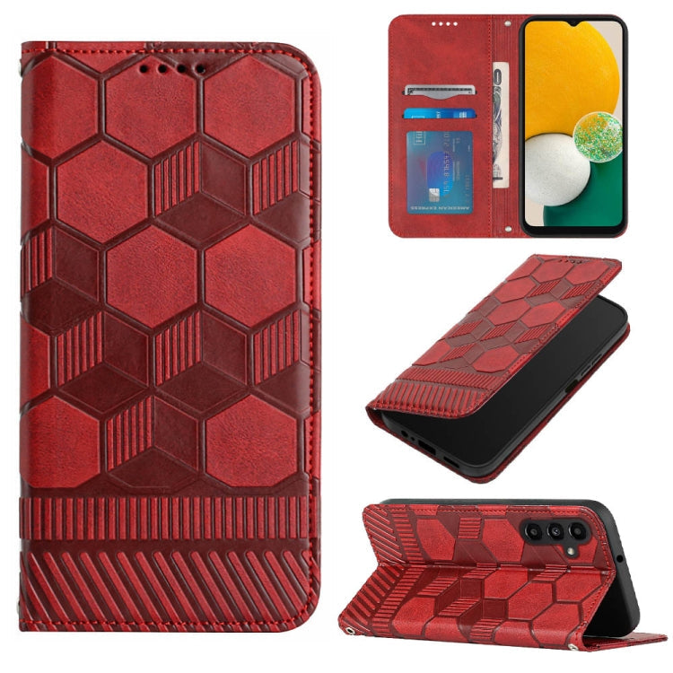 Football Texture Magnetic Leather Flip Phone Case, For Samsung Galaxy A12 5G / M12 / F12, For Samsung Galaxy A13 5G, For Samsung Galaxy A23 5G, For Samsung Galaxy A33 5G