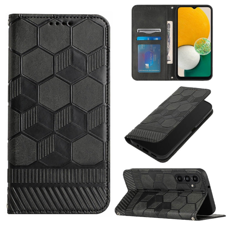 Football Texture Magnetic Leather Flip Phone Case, For Samsung Galaxy A12 5G / M12 / F12, For Samsung Galaxy A13 5G, For Samsung Galaxy A23 5G, For Samsung Galaxy A33 5G