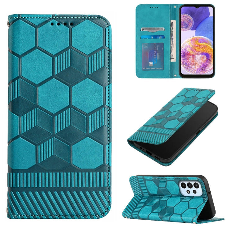 Football Texture Magnetic Leather Flip Phone Case, For Samsung Galaxy A12 5G / M12 / F12, For Samsung Galaxy A13 5G, For Samsung Galaxy A23 5G, For Samsung Galaxy A33 5G